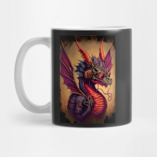 Psychedelic Dragon Mug